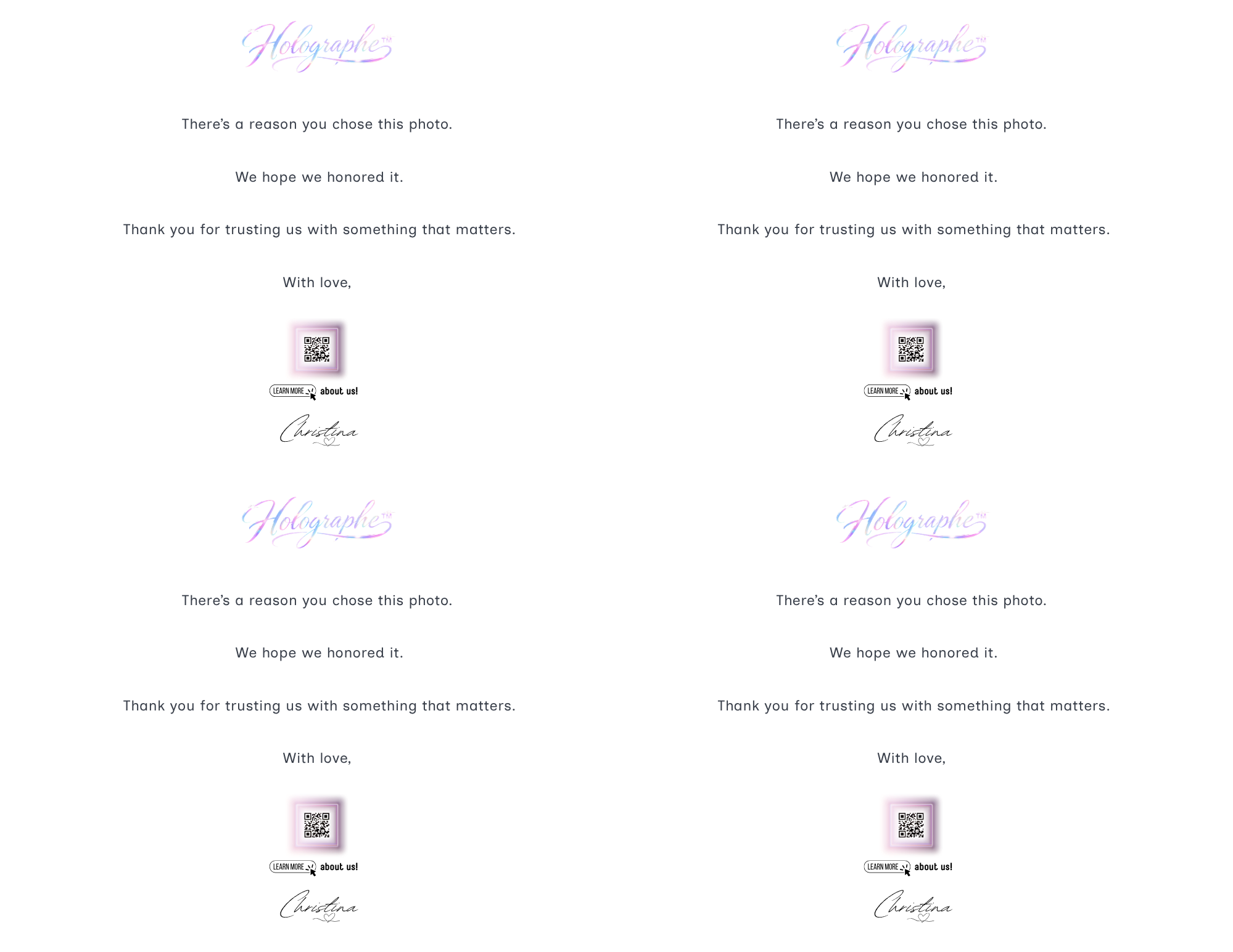 Layered personalization example